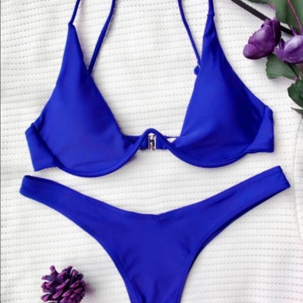 Zaful blue bikini